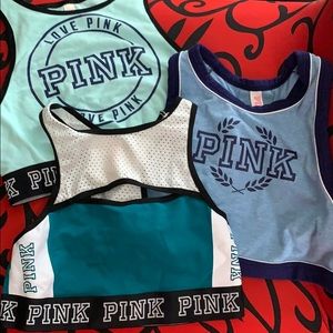 Lot of 3 vs PINK sports bras